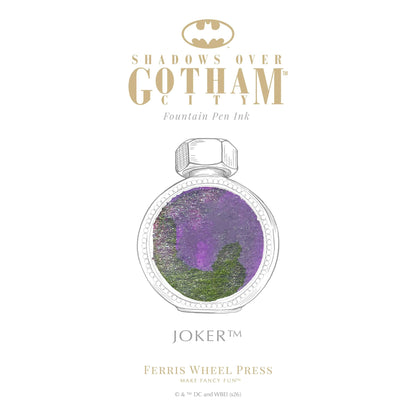 Ferris Wheel Press DC Comics Shadows Over Gotham City The Joker Signature Ink - View 6