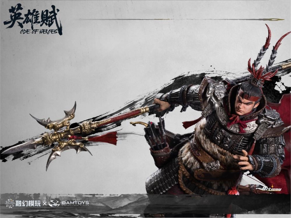 Fusion Fantasy Damtoys Romance of the Three Kingdoms Ode of Heroes Lu Bu Deluxe Ver. 1/12 Scale Action Figure - View 8
