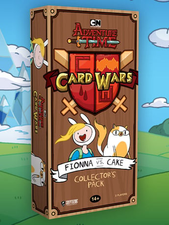 Cryptozoic Adventure Time Card Wars Collector's Pack Fionna vs. Cake Card Game Set