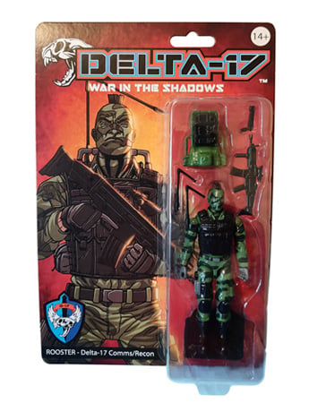 5by5 Toys Delta-17: War in the Shadows Rooster Action Figure