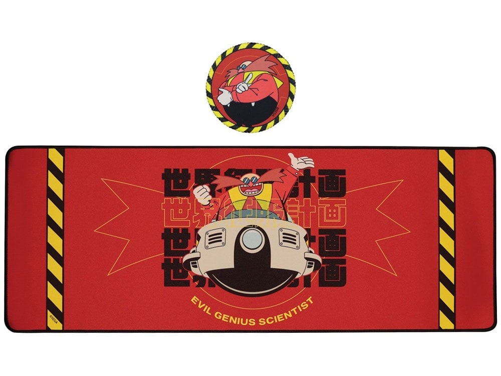 Fanattik Collectibles Sonic the Hedgehog Dr. Eggman Desk Pad and Coaster Set - View 2