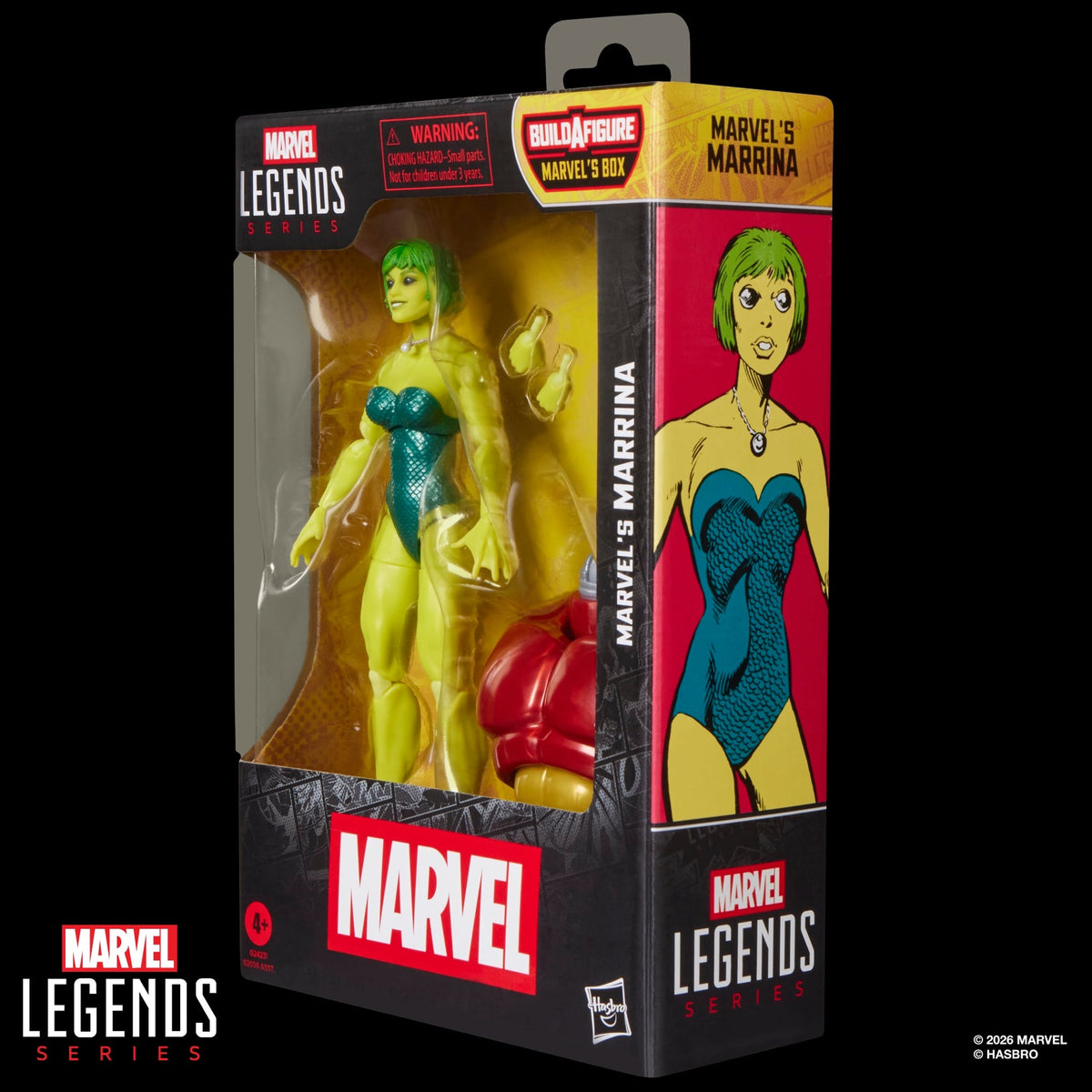 Hasbro Marvel Legends Alpha Flight Marrina Action Figure (Marvel's Box Build-A-Figure) - View 12