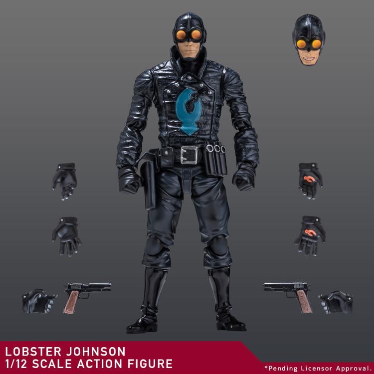 1000Toys Hellboy Lobster Johnson 1/12 Scale Action Figure in Plastic - View 12