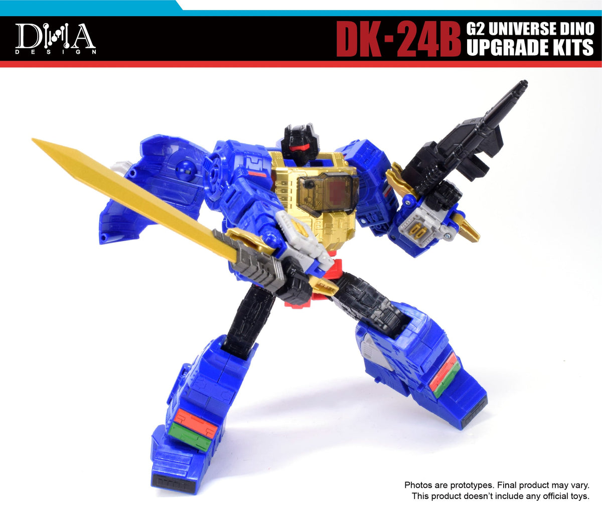 DNA Design DK-24B G2 Universe Dino Upgrade Kit ABS and PVC Model Accessory Set - View 7