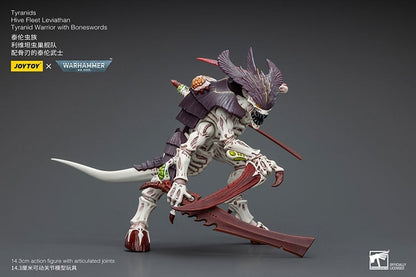 JoyToy Warhammer 40K Tyranids Hive Fleet Leviathan Tyranid Warrior with Bonesword 1/18 Scale Action Figure - View 4