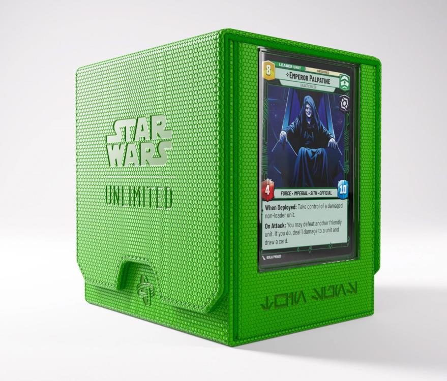 Gamegenic Star Wars: Unlimited Twin Suns Green Deck Pod in Hexafyber Material - View 18