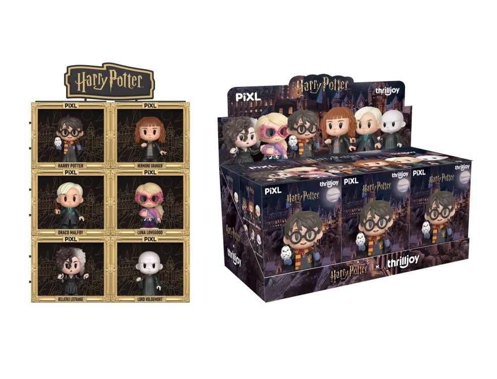 ThrillJoy Harry Potter Pixl! Box of 6 Plastic Figures Collection - View 11