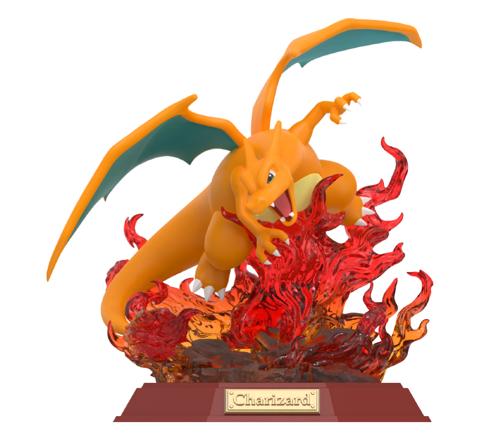 Funism Pokemon Premium Collection Series Charizard PVC and ABS Figure - View 3