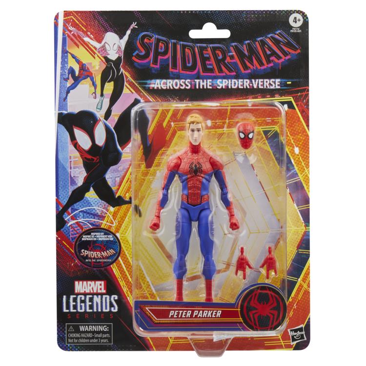 Hasbro Spider-Man: Across the Spider-Verse Marvel Legends Peter Parker Plastic Action Figure - View 10