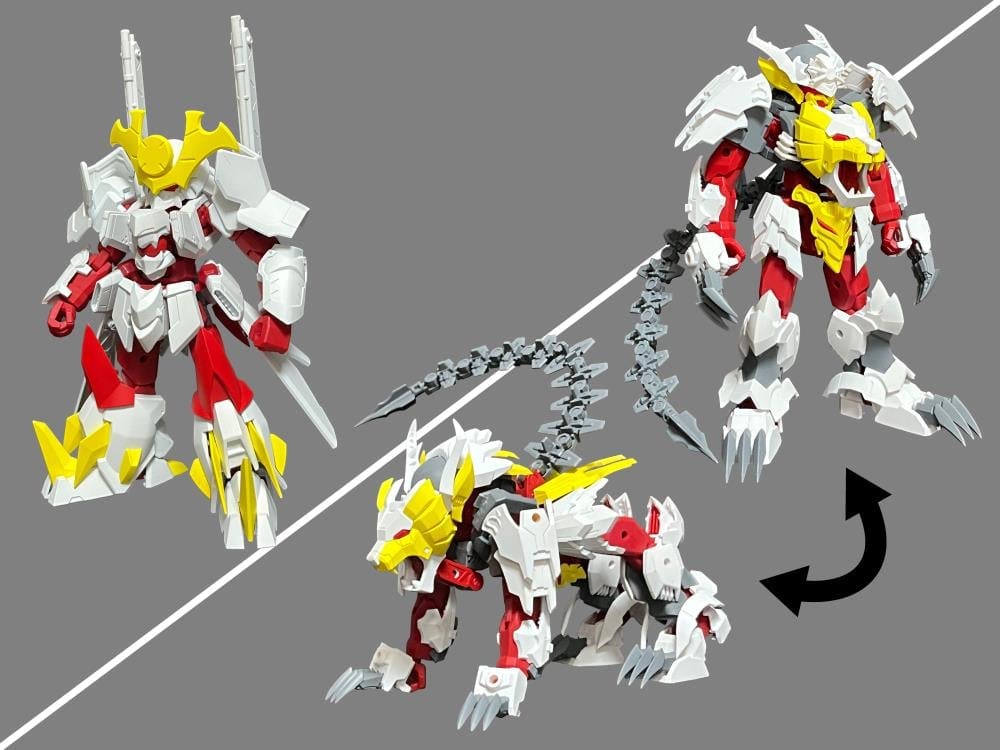 Plum PLA-ACT 19 Genjuu DX Plastic Model Kit, 5.51-Inch - View 8