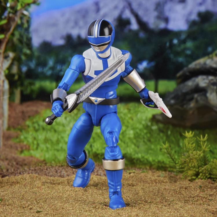 Hasbro Power Rangers Time Force Lightning Collection Deluxe Blue Ranger and Vector Cycle Set - View 5