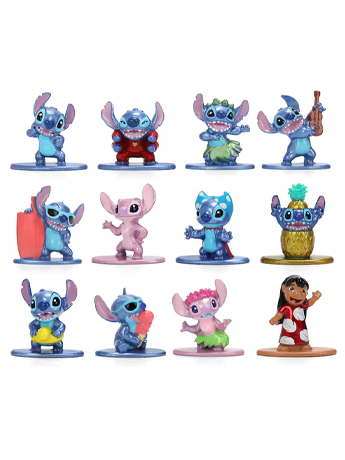 Jada Toys Lilo & Stitch Nano MetalFigs Mini Die-Cast Figure 12-Pack 1.65-Inch