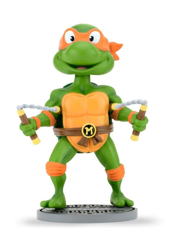 NECA Teenage Mutant Ninja Turtles Michelangelo Head Knocker, 6.5-Inch Resin - View 3