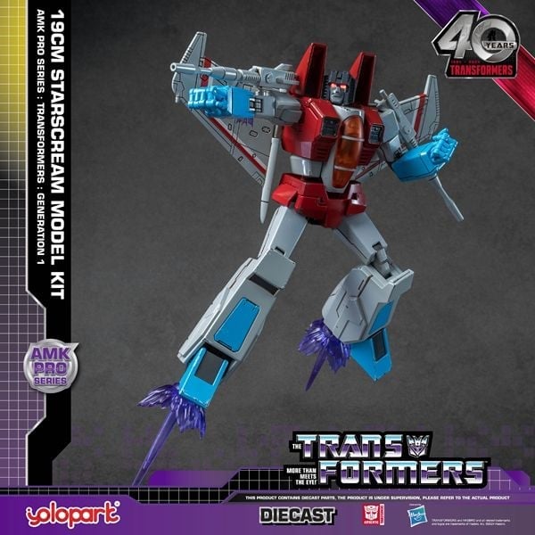 Yolopark Transformers AMK Pro Starscream 7.5-Inch Plastic Model Kit - View 14