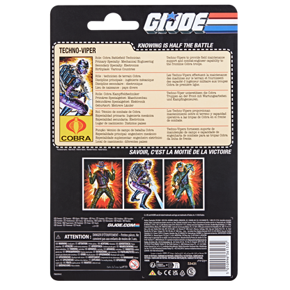 Hasbro G.I. Joe Classified Series Retro Collection Techno-Viper Action Figure - View 15
