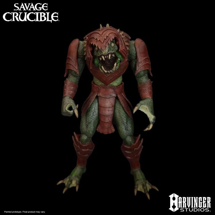 Harvinger Studios Savage Crucible League Striker Pirahnoid Action Figure with 30 Articulation Points - View 3