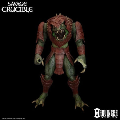 Harvinger Studios Savage Crucible League Striker Pirahnoid Action Figure with 30 Articulation Points - View 3