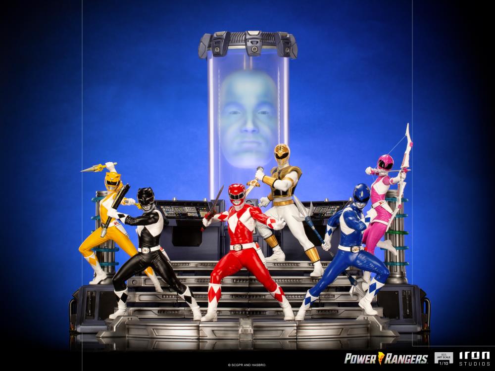 Iron Studios Mighty Morphin Power Rangers Battle Diorama Series Black Ranger 1/10 Scale Limited Edition Statue - View 17