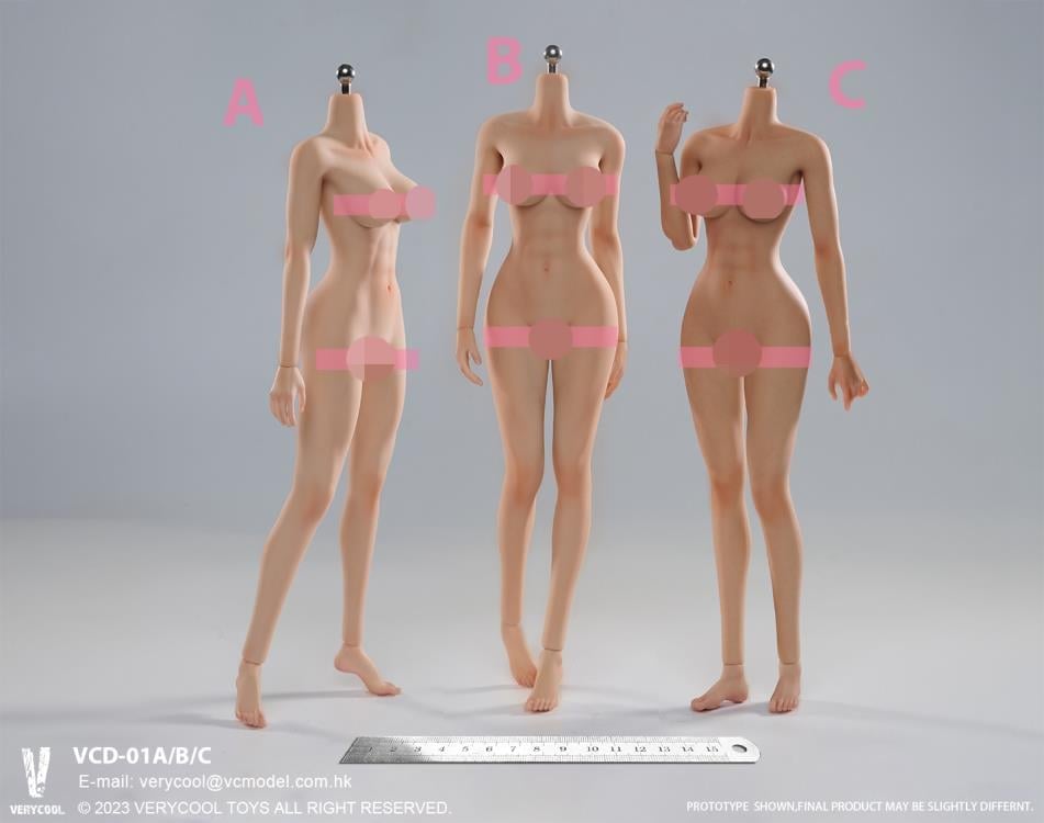 Very Cool Universal Female 1/6 Scale Medium Bust Body (VCD-01B Regular Complexion) - View 15
