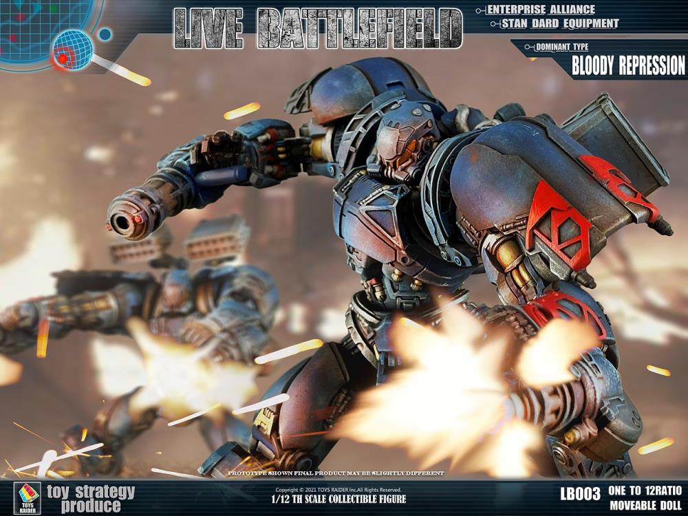 Toys Raider Live Battlefield Conqueror Mecha Dominant Type Bloody Repression 1/12 Scale Figure - View 11