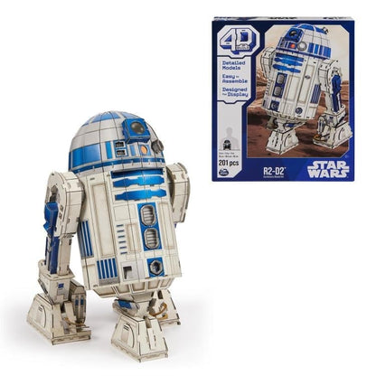 Spin Master Star Wars 4D Build R2-D2 Cardstock Model Kit, 11 Inches - View 9