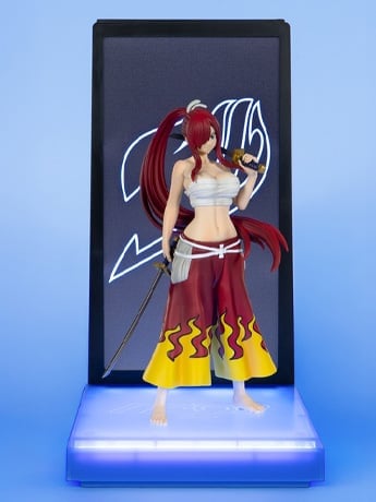 Tsume Fairy Tail Neon Erza Scarlet Lighted Display Figure 9.92-Inch
