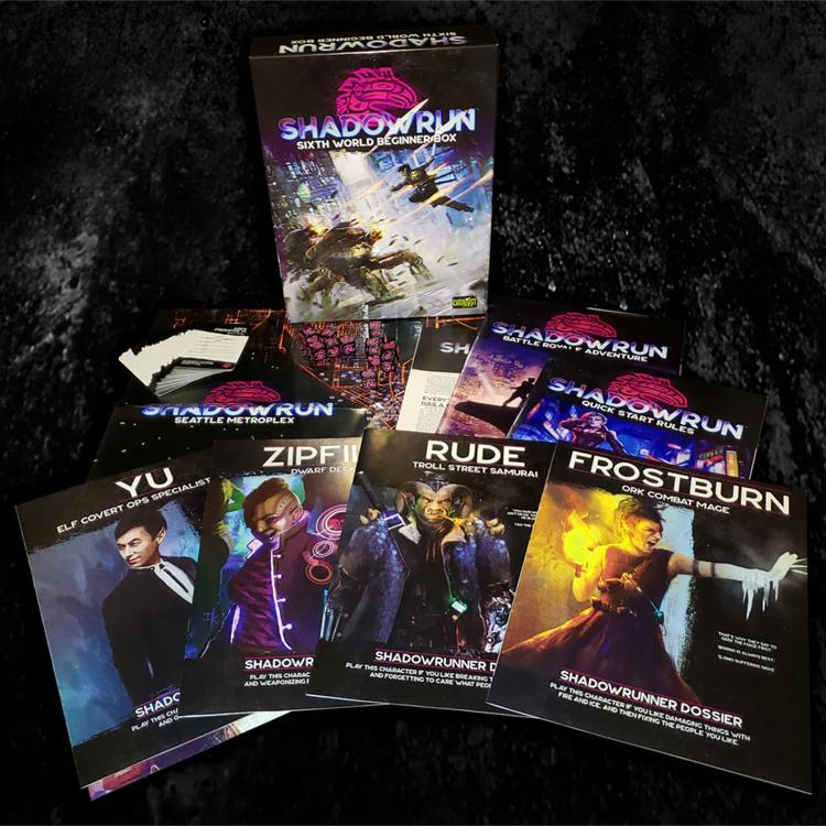 Catalyst Game Labs Shadowrun 6th Edition Beginner World Box Roleplaying Starter - View 4