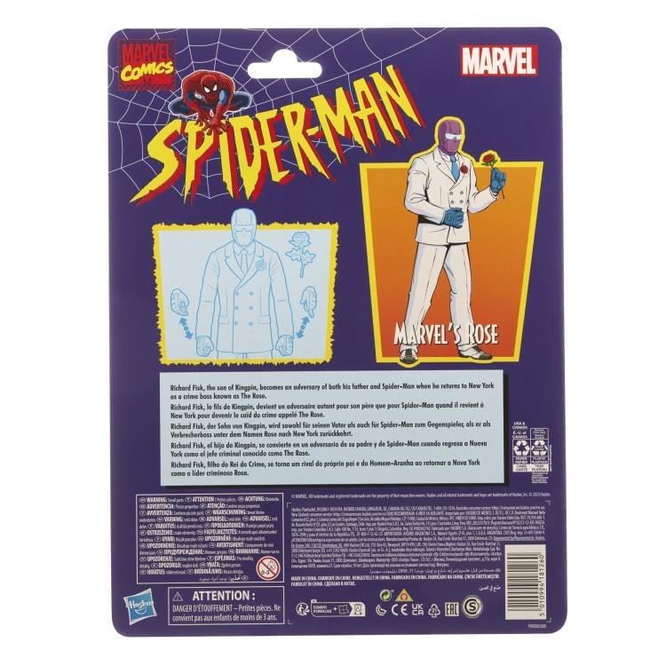 Hasbro Marvel Legends Retro Collection The Amazing Spider-Man Marvel's Rose Plastic Action Figure - View 9