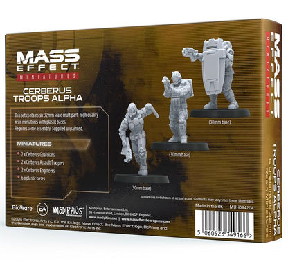 Modiphius Mass Effect: The Board Game Cerberus Troops Alpha Resin Miniatures Set - View 5