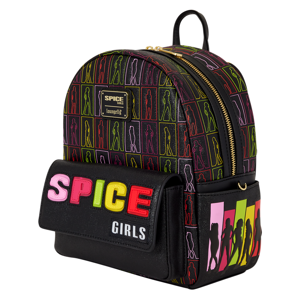 Loungefly Spice Girls Light-Up 10.5-Inch Polyurethane Mini Backpack - View 4