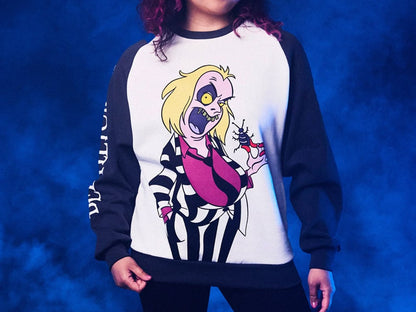 Cakeworthy Beetlejuice Retro Raglan Sweater Collectible - View 2