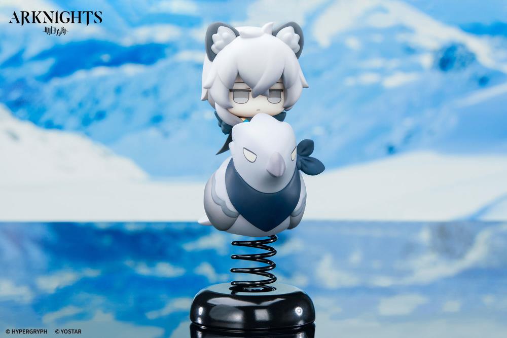 Apex Arknights Happy Shake Silver Ash Springy Chibi Figure - View 5