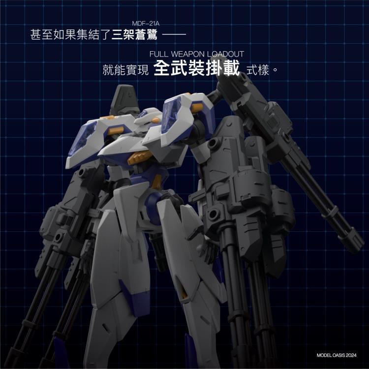Model Oasis Megutori Multipurpose Definitive Formula MDF-21A Heron 1/72 Scale Model Kit - View 10
