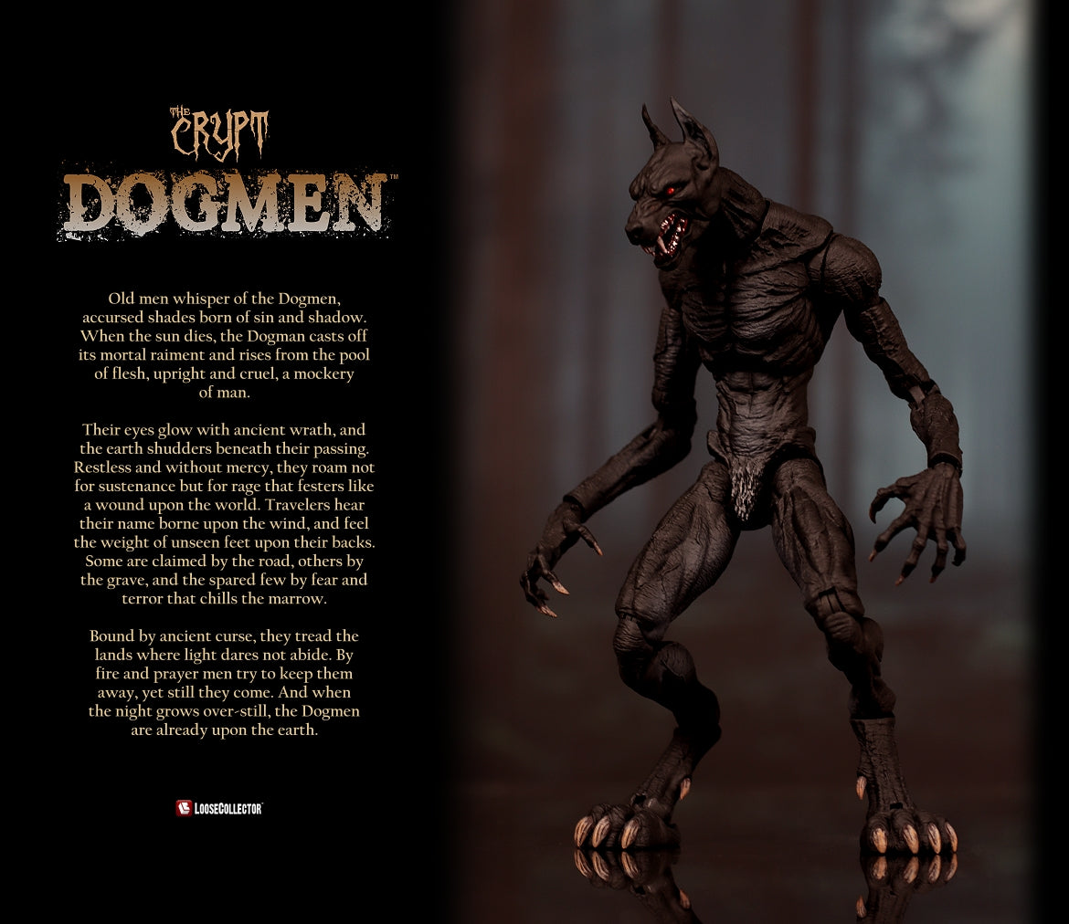 LooseCollector The Crypt Dogmen Black 1/12 Scale 8-Inch Action Figure - View 14