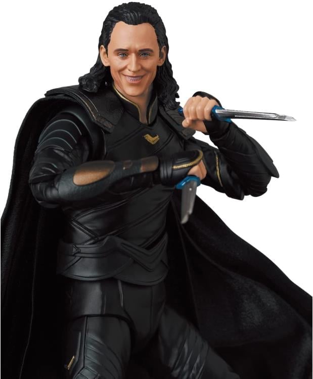 Medicom Toy MAFEX No.169 Marvel Avengers: Infinity War Loki 8-Inch Action Figure - View 9