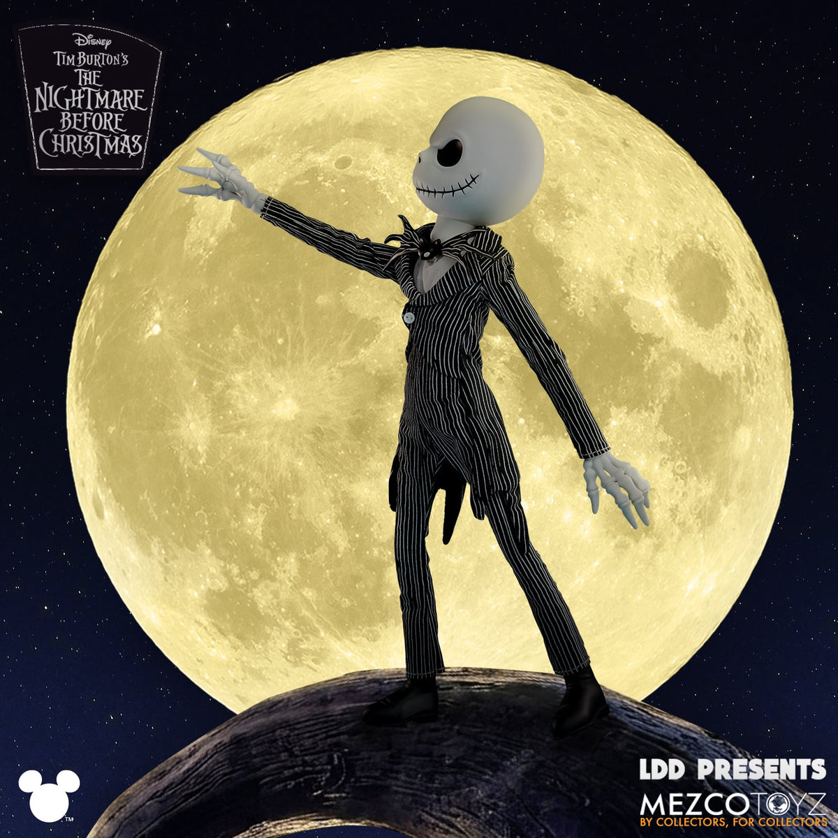 Mezco Toyz LDD Presents: The Nightmare Before Christmas Jack Skellington 10-Inch Collectible - View 5
