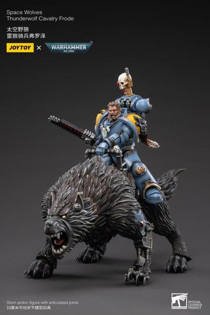 JoyToy Warhammer 40K Space Wolves Thunderwolf Cavalry Frode 1/18 Scale Figure - View 8
