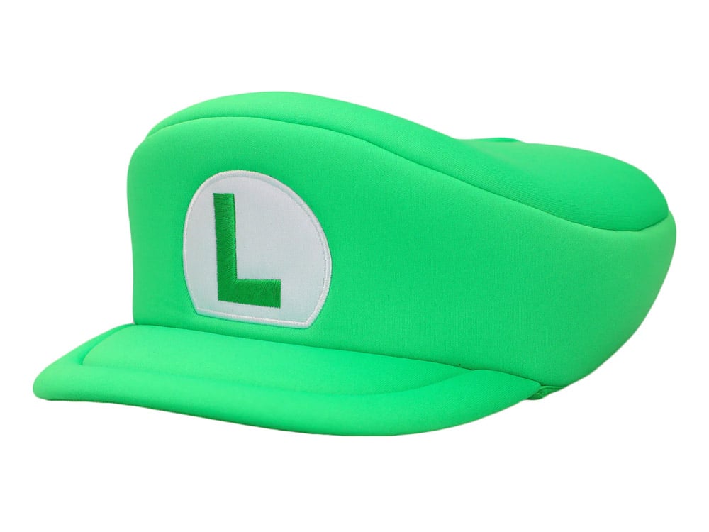Bioworld Super Mario Embroidered Luigi Cosplay Hat in Polyester - View 2