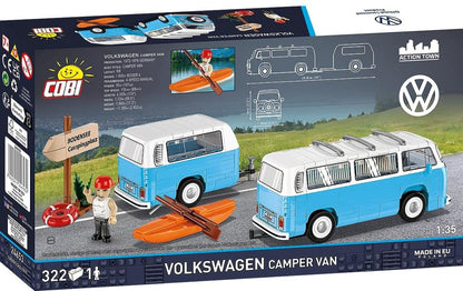 COBI Volkswagen Camper Van 1/35 Scale Building Block Set 5.9-Inch - View 4