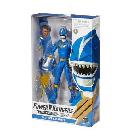 Hasbro Power Rangers Wild Force Lightning Collection Blue Ranger Plastic Figure - View 21