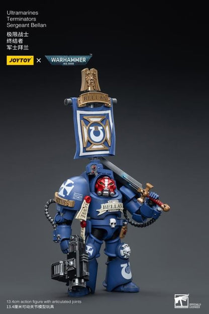 JoyToy Warhammer 40K Ultramarines Terminators Sergeant Bellan 1/18 Scale Action Figure - View 8