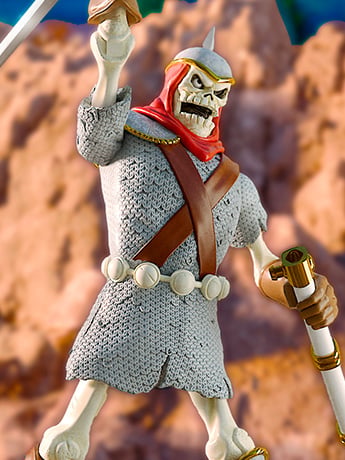 Super7 Dungeons & Dragons Ultimates Dekkion (Skeleton Warrior) Action Figure