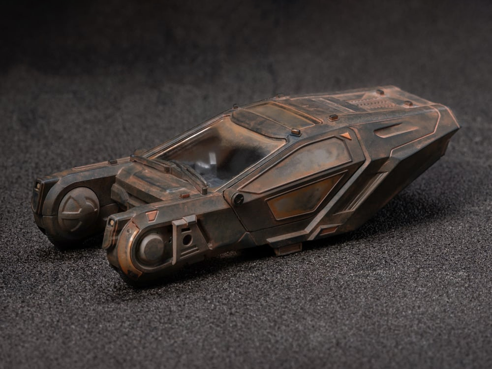threezero Blade Runner 2049 K's Spinner Weathered Edition Exclusive Police Spinner Model - View 2