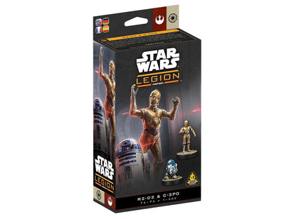 Atomic Mass Games Star Wars: Legion R2-D2 and C-3PO Expansion Plastic Miniatures - View 2