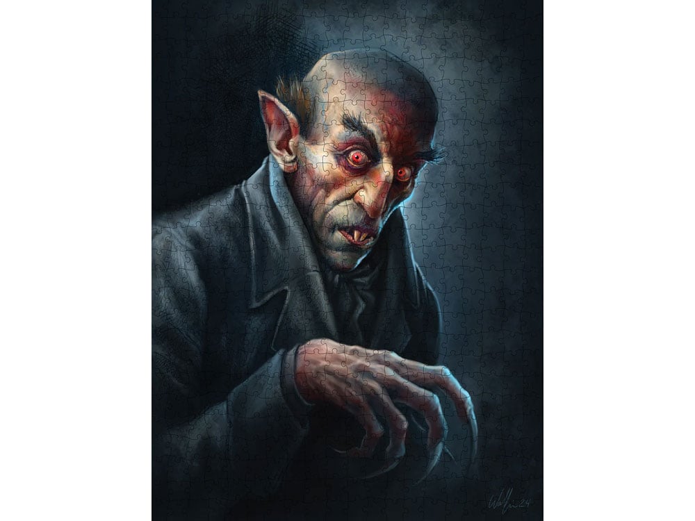 Trick or Treat Studios Nosferatu Count Orlok 500-Piece Jigsaw Puzzle - View 2