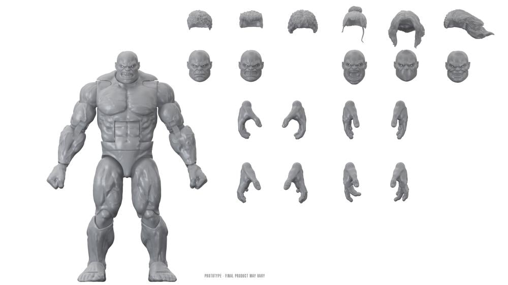 BigBadWorkShop Project Atlas (Gray Ver.) 1/12 Scale Customizing Action Figure, 9-Inch - View 7