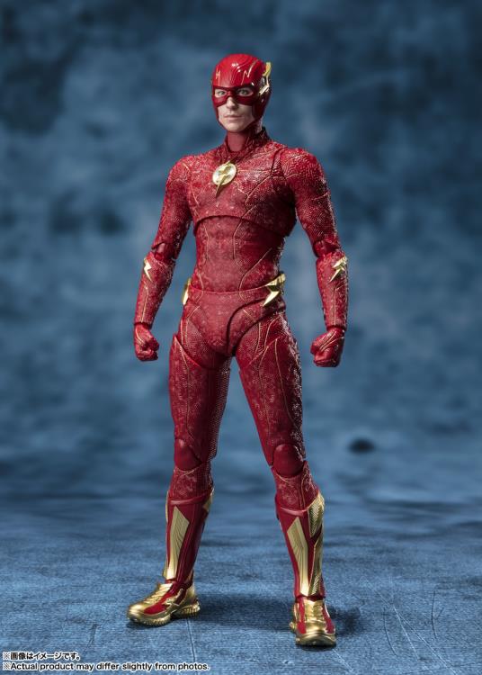 Bandai S.H.Figuarts The Flash (2023) The Flash Action Figure, 6-Inch - View 3