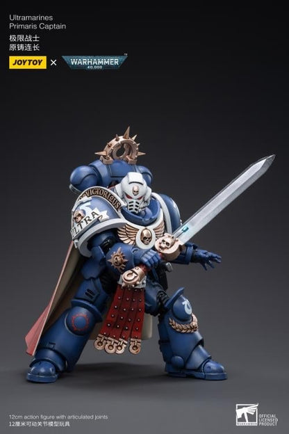 JoyToy Warhammer 40K Ultramarines Primaris Captain 1/18 Scale Action Figure - View 3