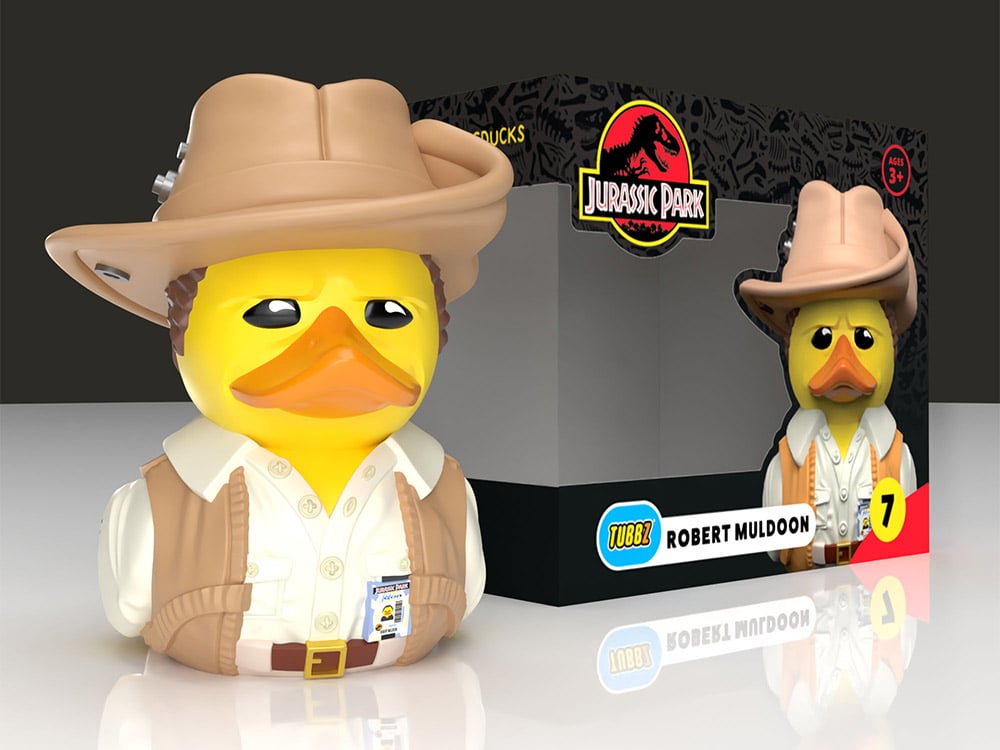 Numskull Jurassic Park TUBBZ Robert Muldoon Cosplaying Duck (Boxed Edition) PVC Figure - View 2