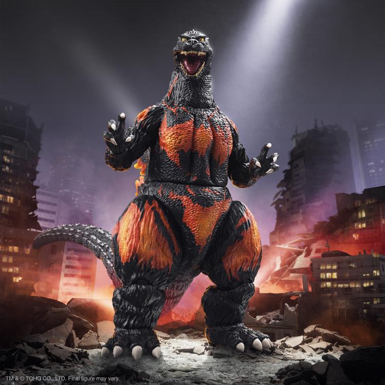 Super7 Godzilla vs. Destroyah ULTIMATES! Burning Godzilla (1995) 14-Inch Action Figure - View 3